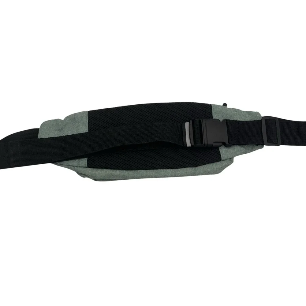 SINNO Large Crossbody Fanny Pack‎ for Women Dark Green 4 Zipper Compartments